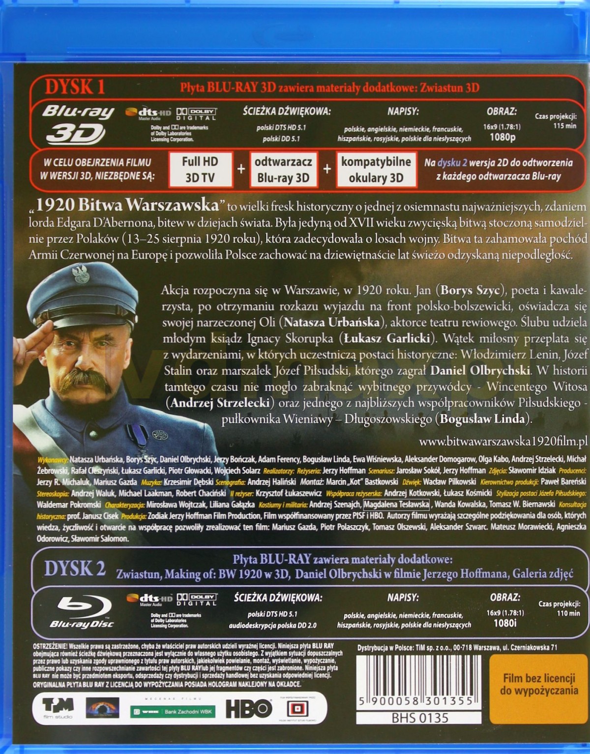 1920 Bitwa Warszawska AKA Battle of Warsaw 3D Blu-ray (2011) [Region ...