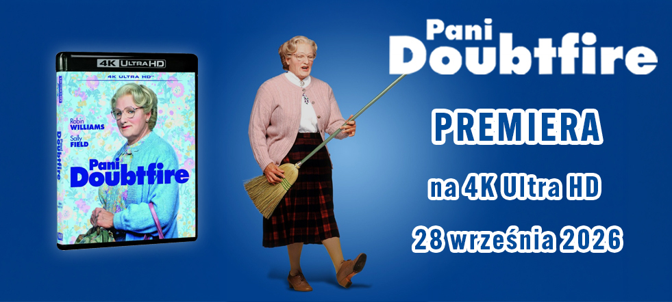 Robin Williams jako Pani Doubtfire teraz w 4K Ultra HD